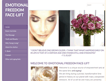 Tablet Screenshot of emotionalfreedomfacelift.net
